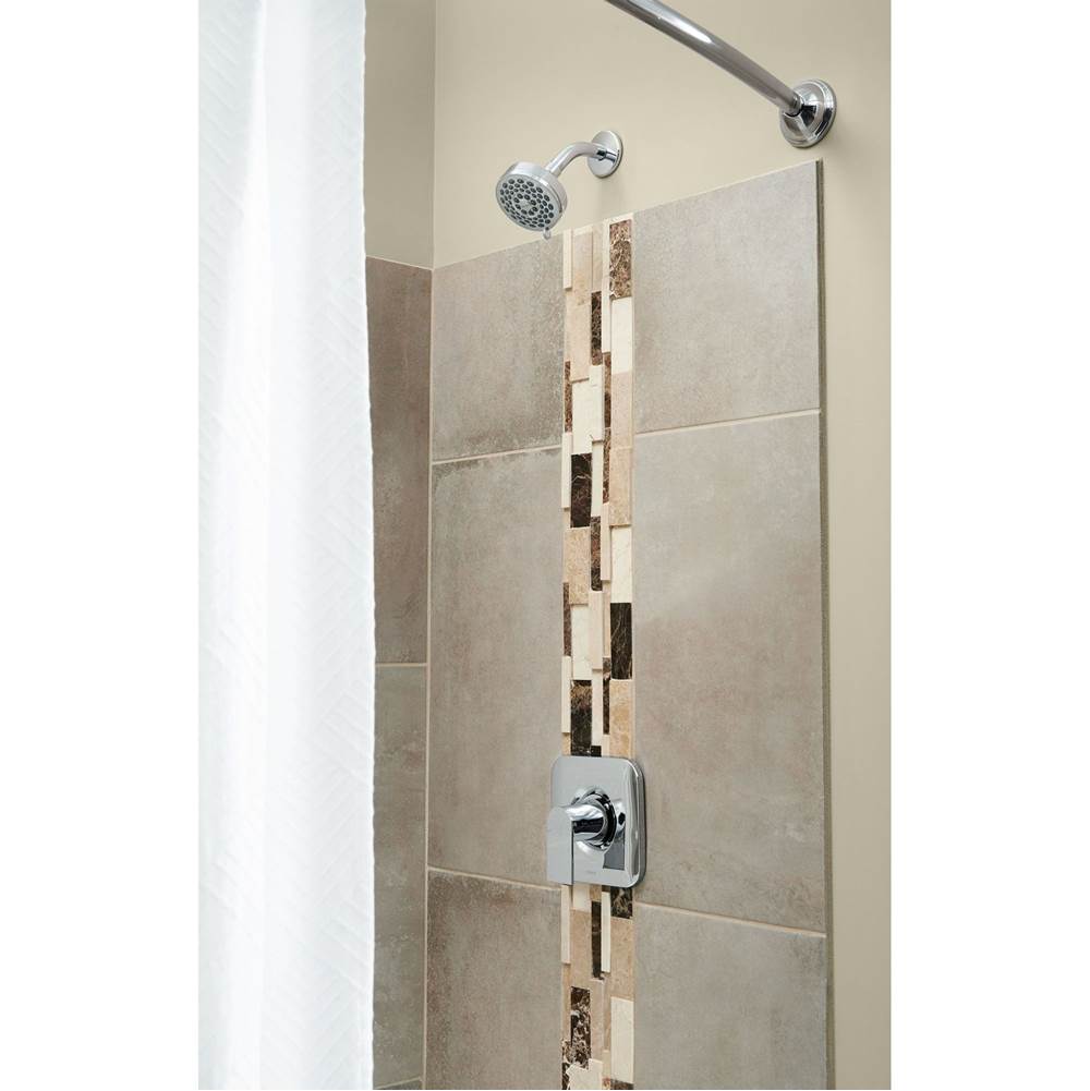 Genta LX Posi-Temp Pressure-Balancing Modern Valve Trim, Valve Required, Chrome