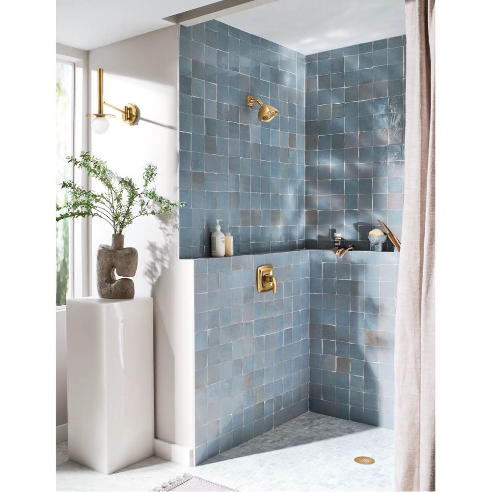 Voss Posi-Temp Single-Handle 1-Spray Shower Faucet Trim Kit in Chrome (Valve Sold Separately)