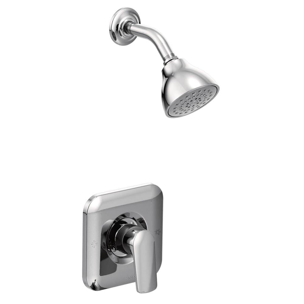 Rizon 1-Handle 1-Spray Posi-Temp Shower Faucet Trim Kit in Chrome (Valve Sold Separately)