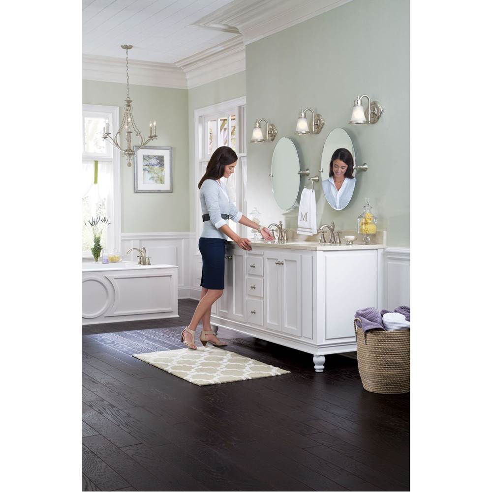 Wynford 8 in. Widespread 2-Handle High-Arc Bathroom Faucet with Cross Handles in Chrome (Valve Sold Separately)