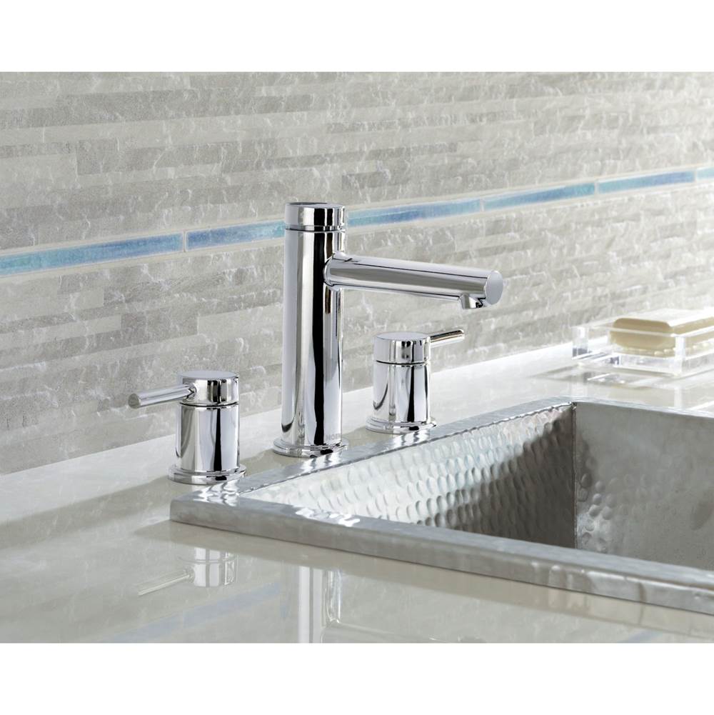Align 8 in. Widespread 2-Handle Bathroom Faucet Trim Kit in Chrome (Valve Sold Separately)