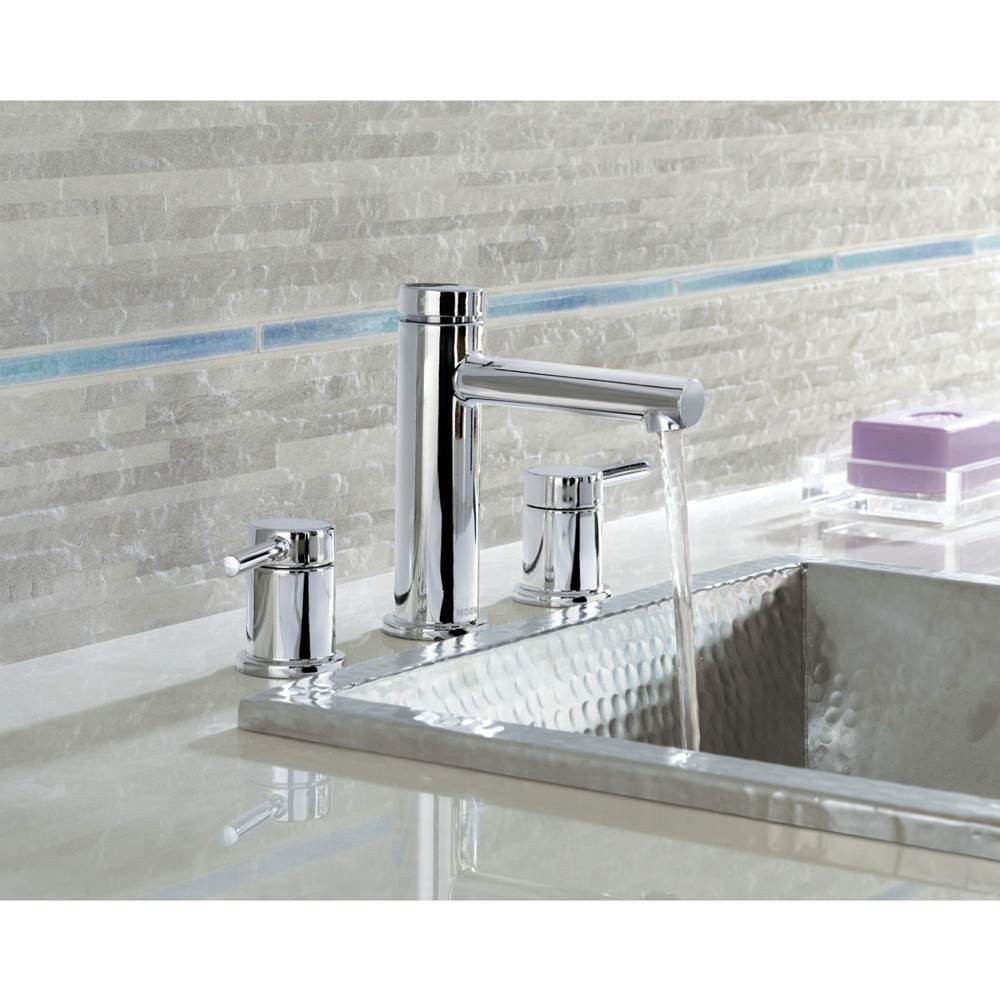 Align 8 in. Widespread 2-Handle Bathroom Faucet Trim Kit in Chrome (Valve Sold Separately)