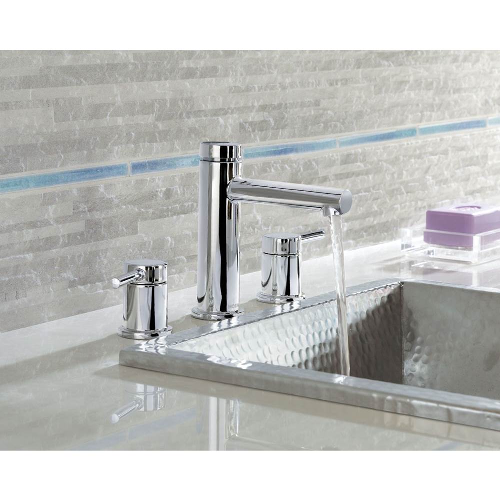 Align 8 in. Widespread 2-Handle Bathroom Faucet Trim Kit in Chrome (Valve Sold Separately)