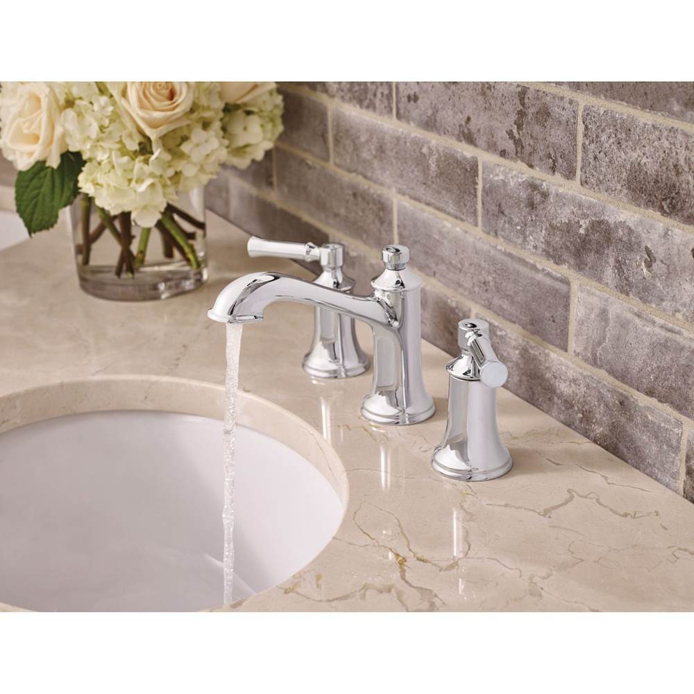 Dartmoor 8 in. Widespread 2-Handle Bathroom Faucet in Chrome (Valve Sold Separately)
