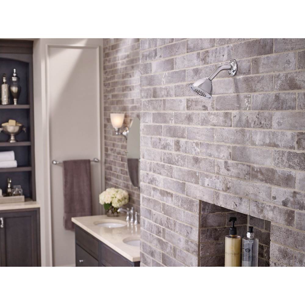 Dartmoor Posi-Temp Single-Handle Wall-Mount Shower Only Faucet Trim Kit in Chrome (Valve Sold Separately)