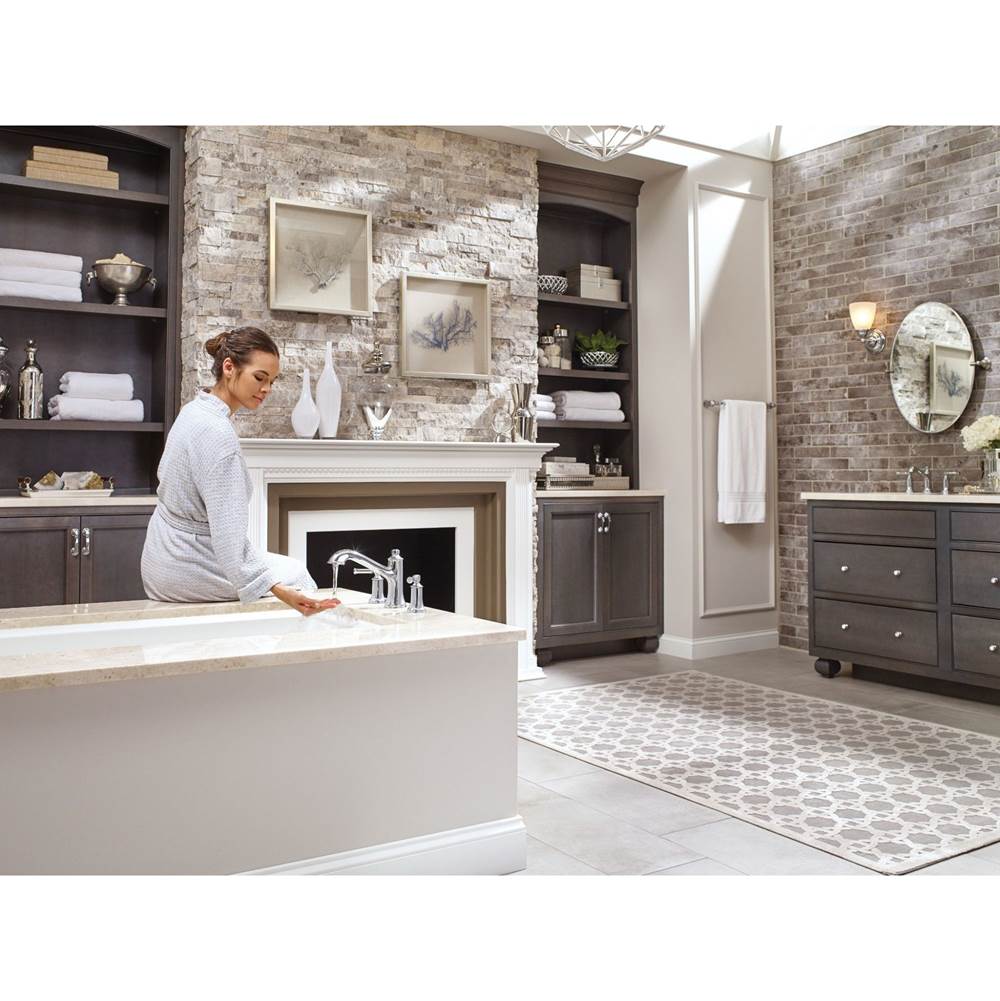 Dartmoor 8 in. Widespread 2-Handle Roman Tub Bathroom Faucet in Chrome (Valve Sold Separately)