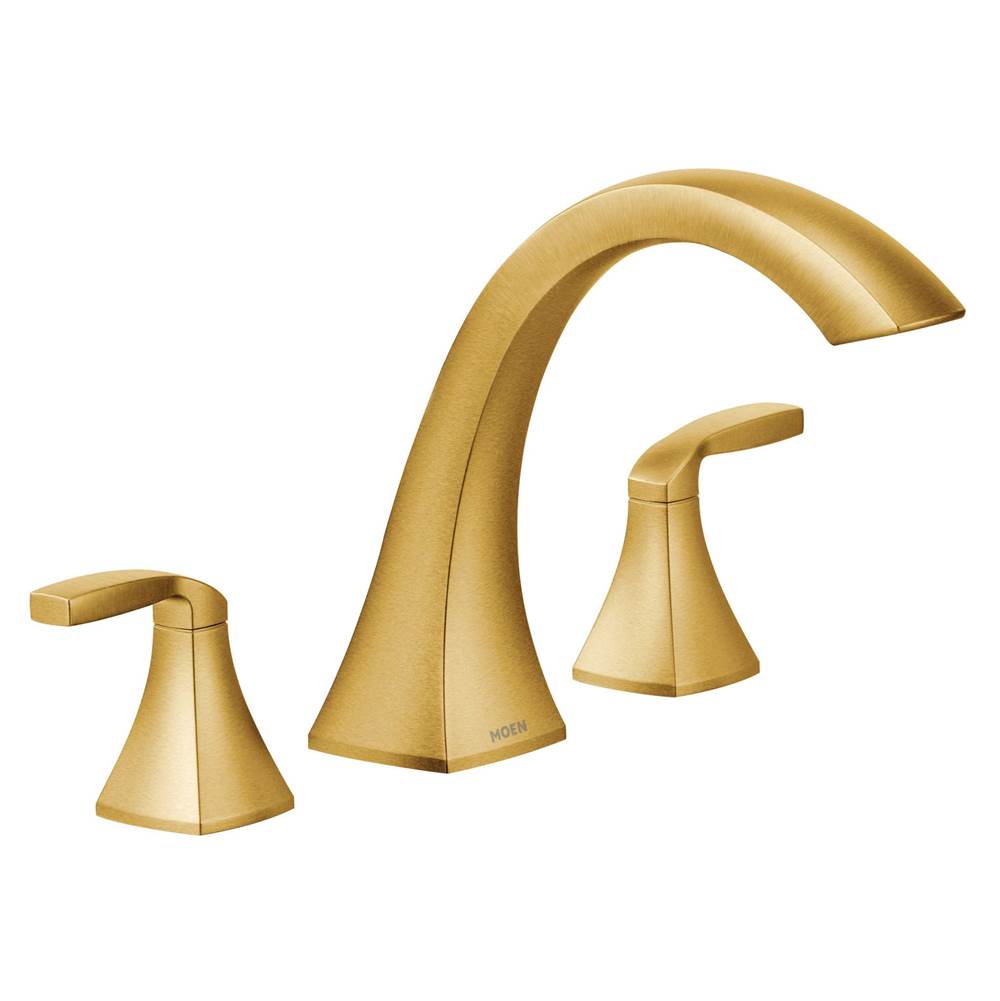 Voss 2-Handle Deck Mount Roman Tub Faucet Trim Kit, Valve Required, Chrome