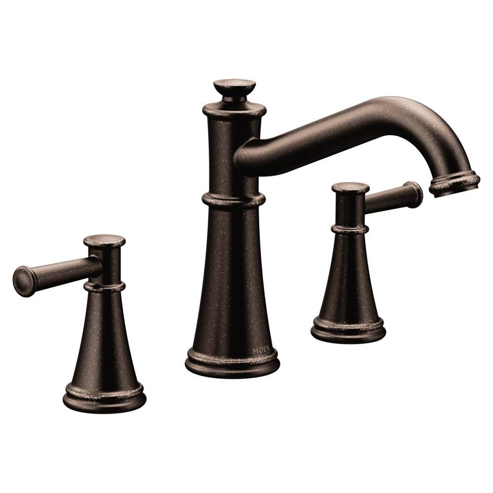 Belfield 2-Handle Deck-Mount Roman Tub Faucet in Chrome (Valve Sold Separately)