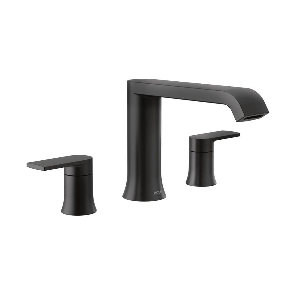 Genta LX 2-Handle Deck-Mount High Arc Roman Tub Faucet Trim Kit in Chrome (Valve Sold Separately)