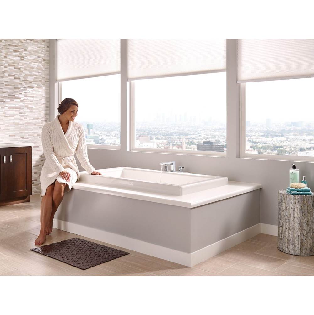 Rizon 2-Handle Deck-Mount Roman Tub Faucet Trim Kit in Chrome (Valve Sold Separately)