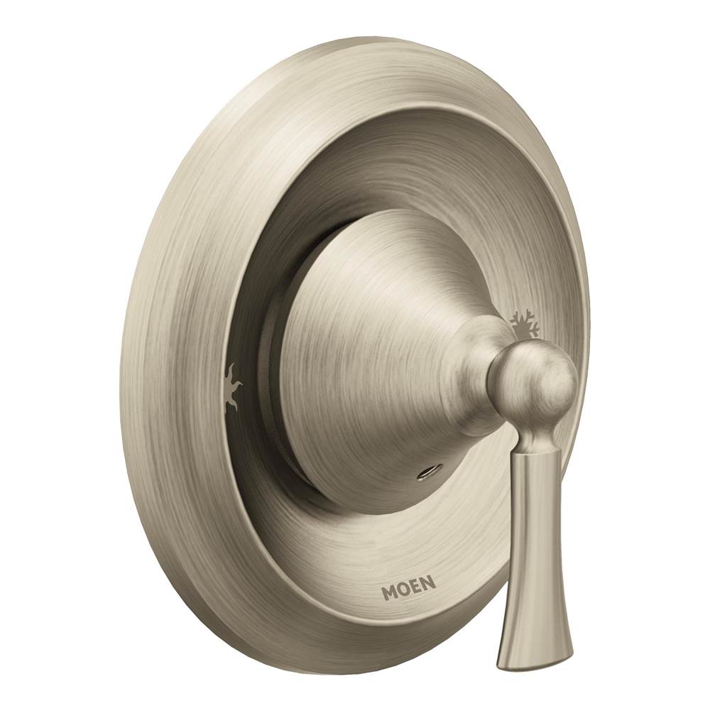 Moen - Wynford 1-Handle Posi-Temp Valve Trim Kit in Brushed Nickel (Valve Sold Separately) - Brushed Nickel