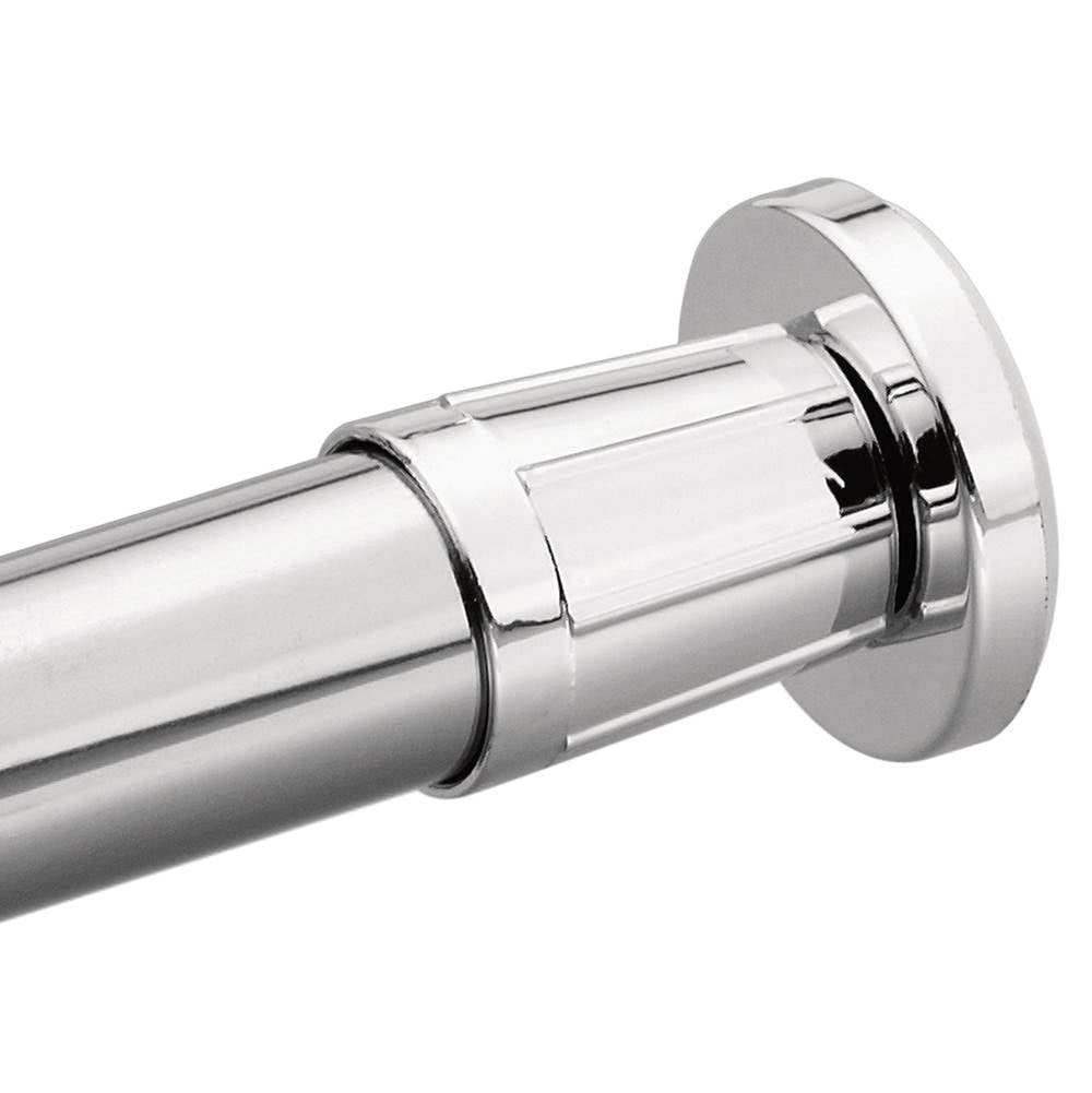 Moen - Donner Tension Shower Rod in Chrome with Flanges - Chrome