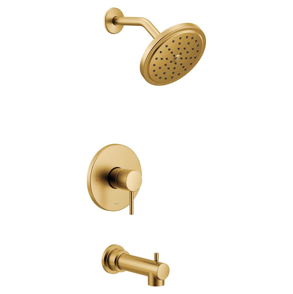 Moen - Align M-CORE 3-Series 1-Handle Tub and Shower Trim Kit in Brushed Gold (Valve Sold Separately) - Brushed Gold