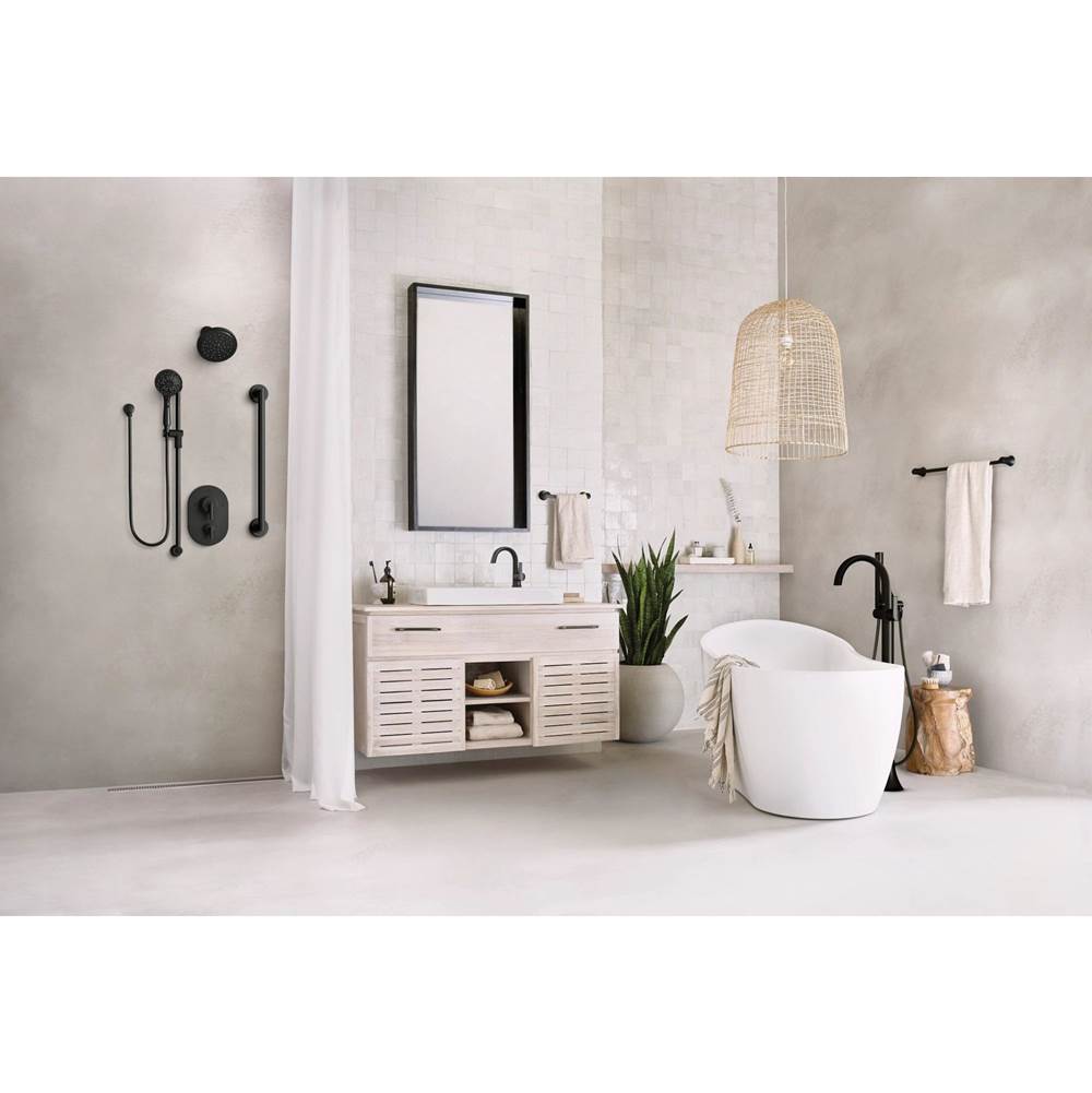 Premium 8-Inch Standard Shower Arm with Matching Flange Included, Chrome
