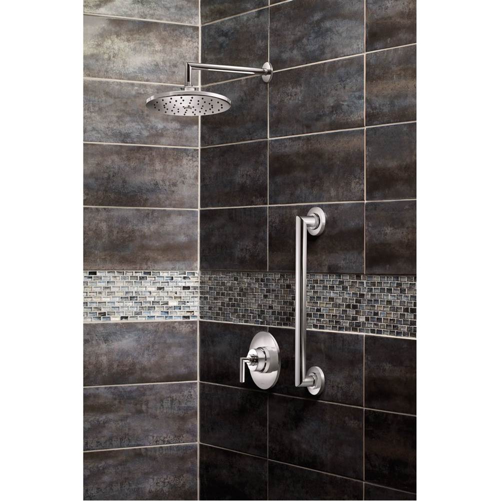 Matte Black 24'' Designer Grab Bar