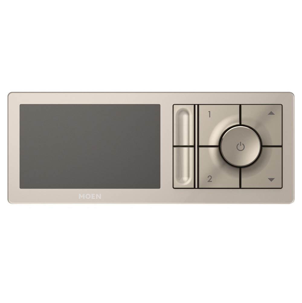 Smart Shower 2-Outlet Digital Shower Controller for Thermostatic Shower Valve, Matte Black