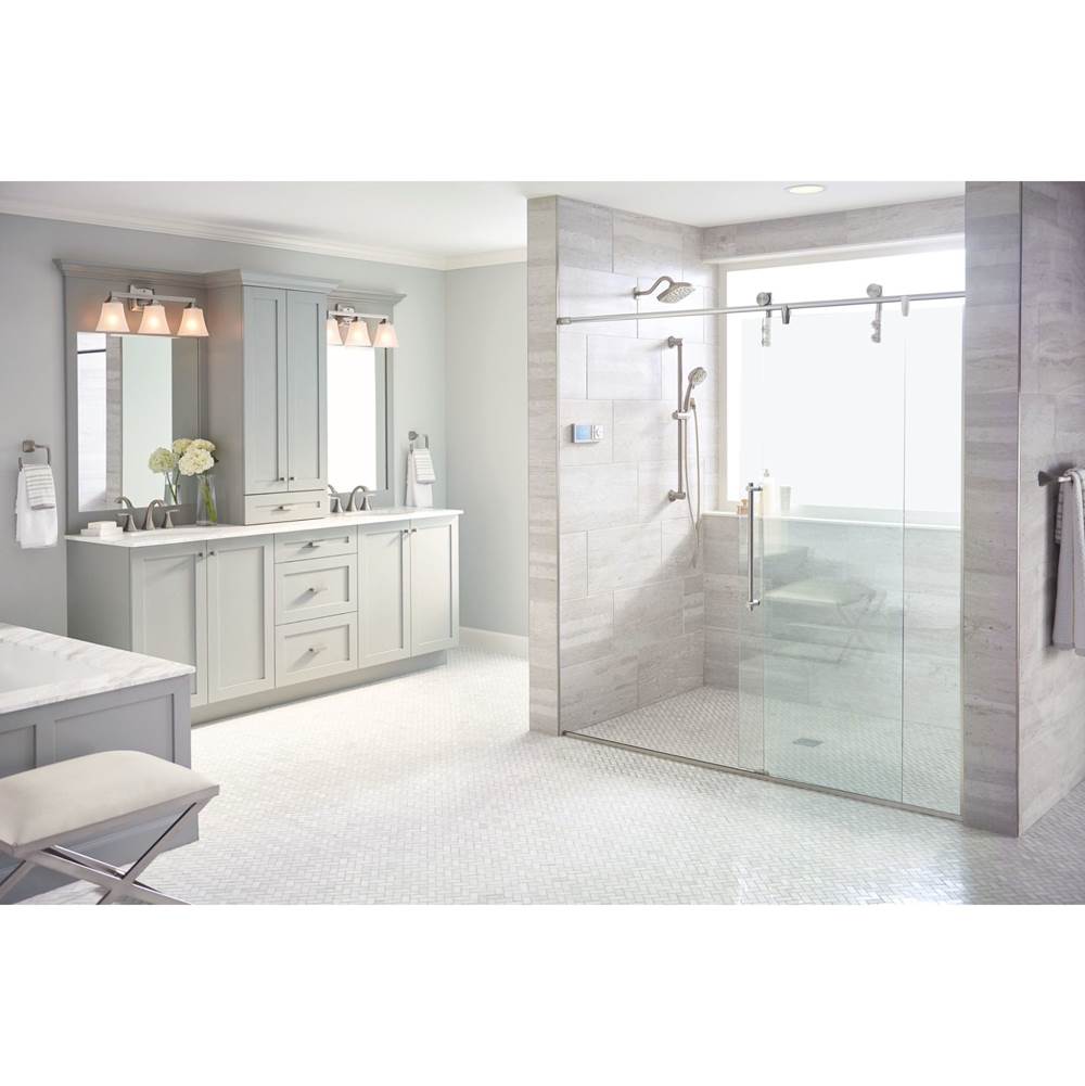 Voss Two-Handle 8 in. Widespread Bathroom Faucet Trim Kit, Valve Required, Chrome