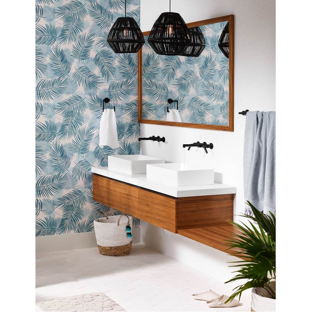 Matte Black 24'' Towel Bar