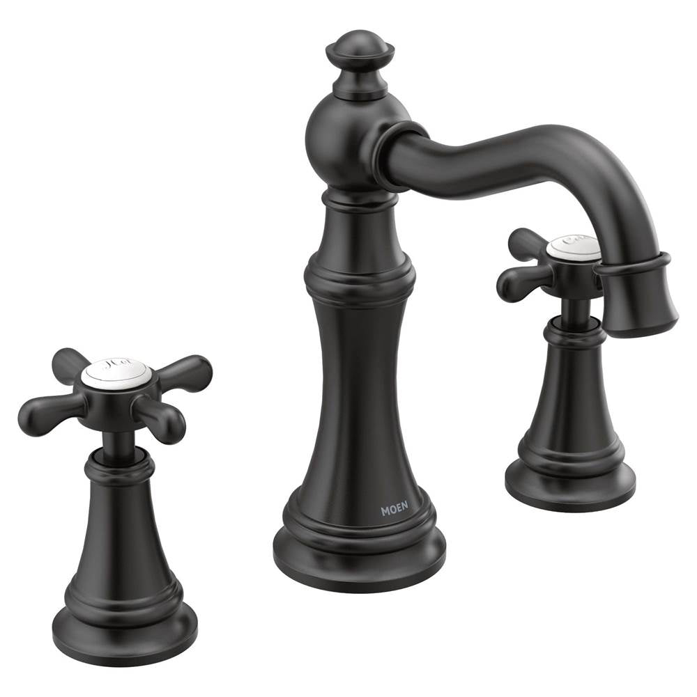 Weymouth 8 in. Widespread 2-Handle High-Arc Bathroom Faucet Trim Kit in Chrome (Valve Sold Separately)