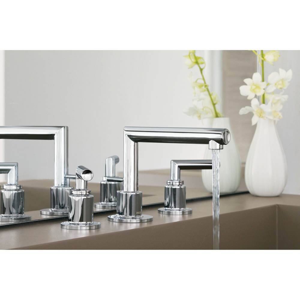 Arris 8 in. Widespread 2-Handle Bathroom Faucet Trim Kit in Chrome (Valve Sold Separately)