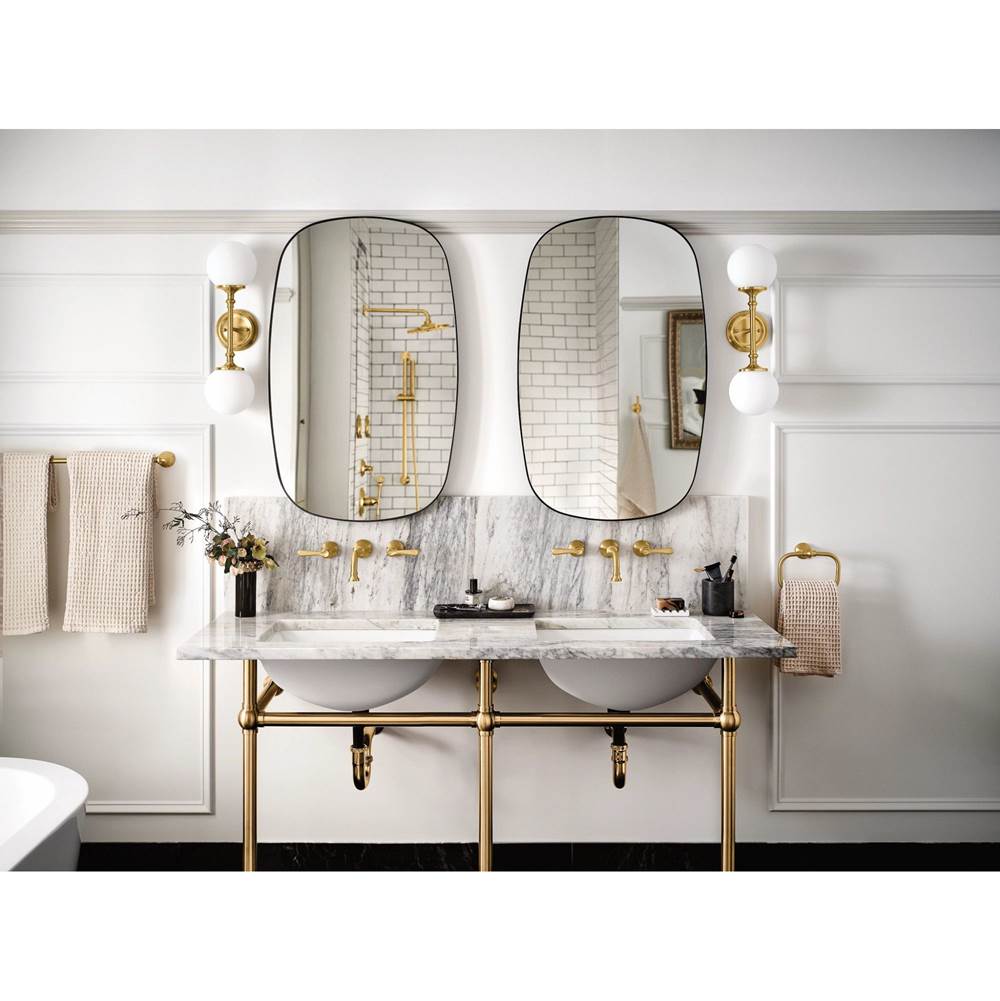 Brushed Gold Towel Ring