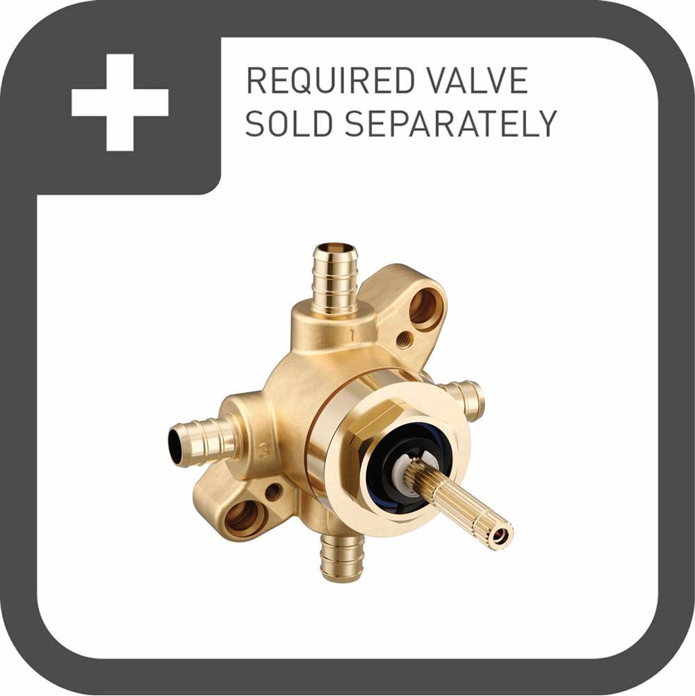 M-CORE 3 or 6 Function Transfer Valve with Crimp Ring PEX Connections