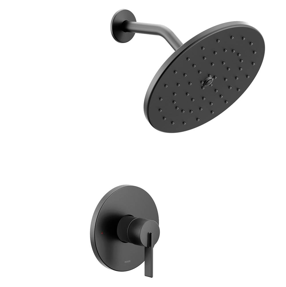 Moen - Cia M-CORE 3-Series 1-Handle Shower Trim Kit in Matte Black (Valve Sold Separately) - Matte Black