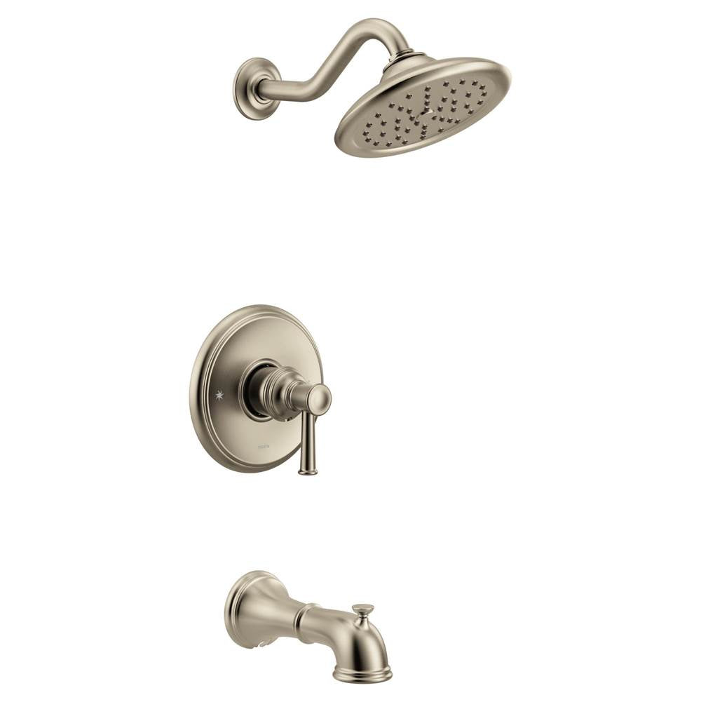 Moen - Belfield M-CORE 3-Series 1-Handle Tub and Shower Trim Kit in Brushed Nickel (Valve Sold Separately) - Brushed Nickel