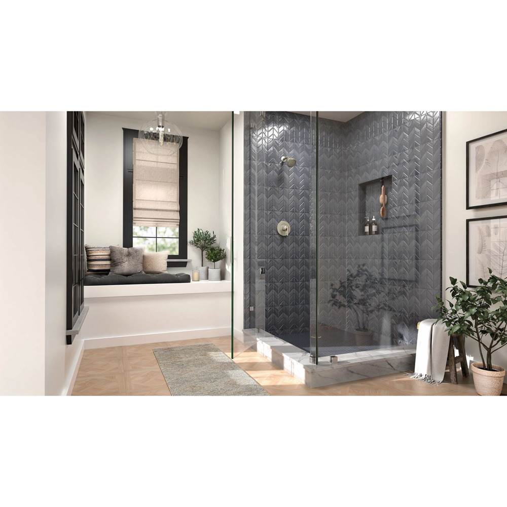 Gibson M-CORE 2-Series Eco Performance 1-Handle Shower Trim Kit in Chrome (Valve Sold Separately)