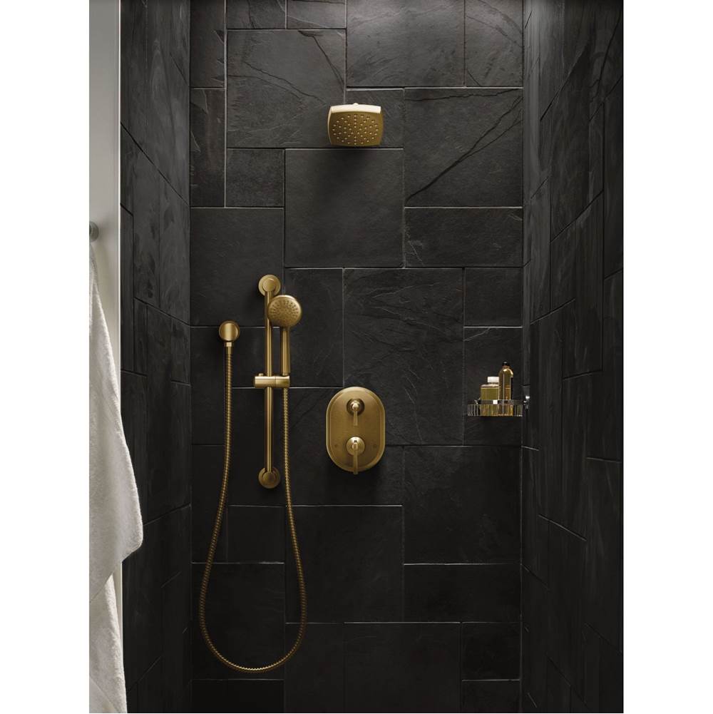 Flara M-CORE 3-Series 2-Handle Shower Trim with Integrated Transfer Valve in Chrome (Valve Sold Separately)