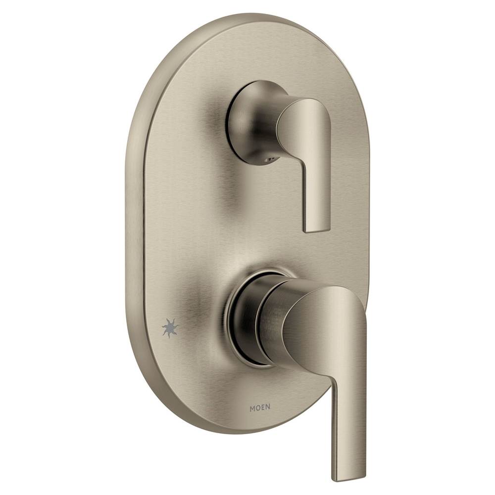 Doux M-CORE 3-Series 2-Handle Shower Trim with Integrated Transfer Valve in Chrome (Valve Sold Separately)