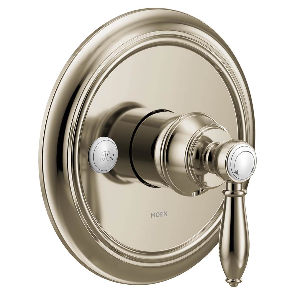 Moen - Weymouth M-CORE 3-Series 1-Handle Valve Trim Kit in Polished Nickel (Valve Sold Separately) - Polished Nickel