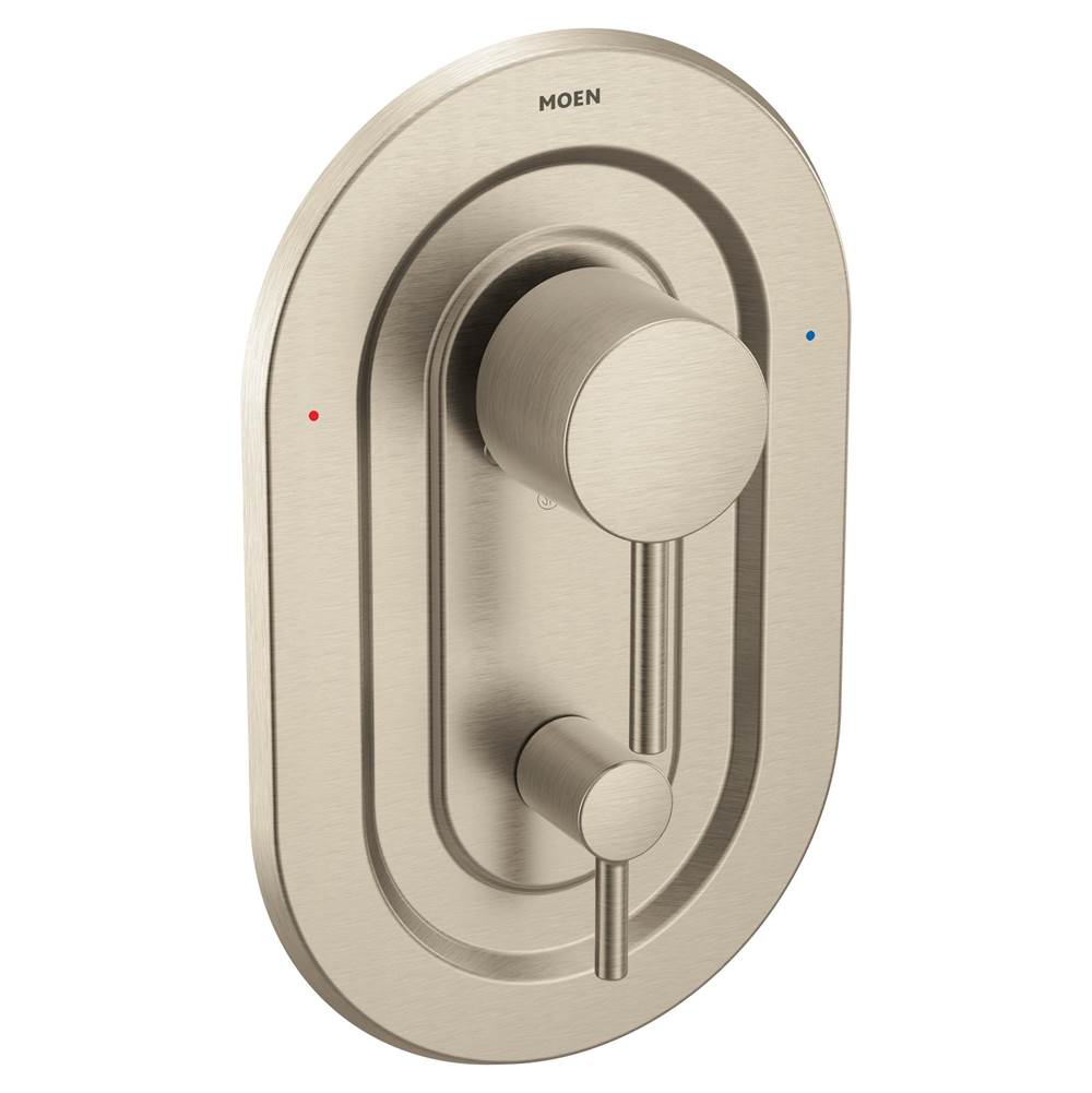 Moen - Align Posi-Temp with Built-in 3-Function Transfer Valve Trim Kit, Valve Required, Brushed Nickel - Brushed Nickel