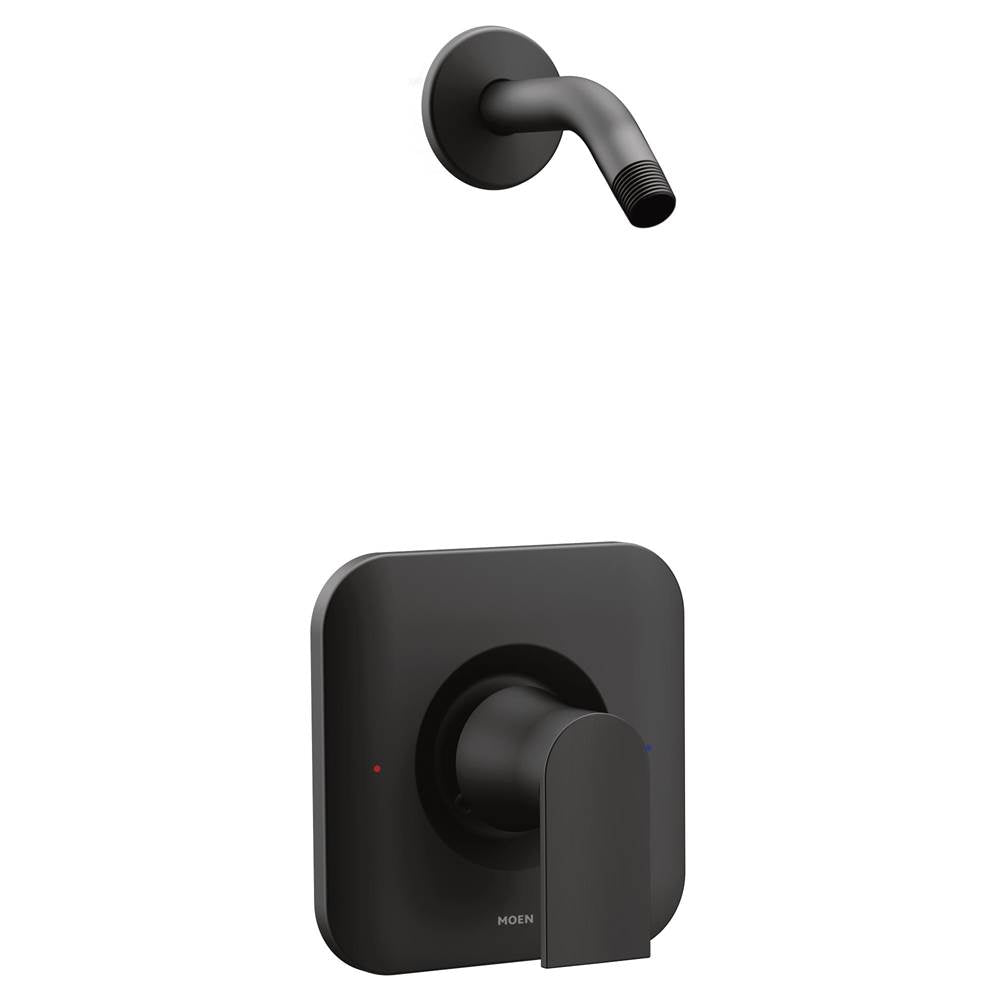 Moen - Genta LX Matte Black Posi-Temp Shower Only - No Head - Matte Black