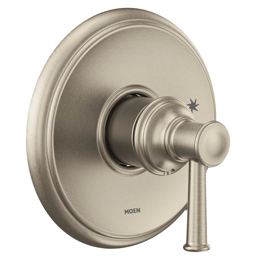 Moen - Belfield M-CORE 2-Series 1-Handle Shower Trim Kit in Brushed Nickel (Valve Sold Separately) - Brushed Nickel