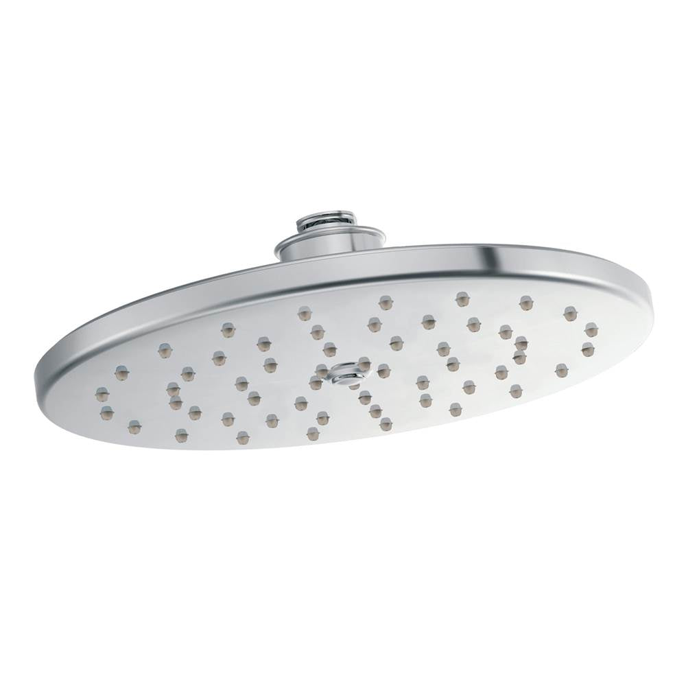 Moen - Waterhill 10-Inch Single Function Rainshower Showerhead with Immersion Rainshower Technology, Chrome - Chrome