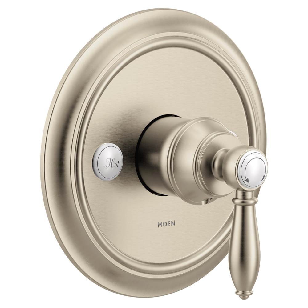 Moen - Weymouth M-CORE 3-Series 1-Handle Valve Trim Kit in Brushed Nickel (Valve Sold Separately) - Brushed Nickel