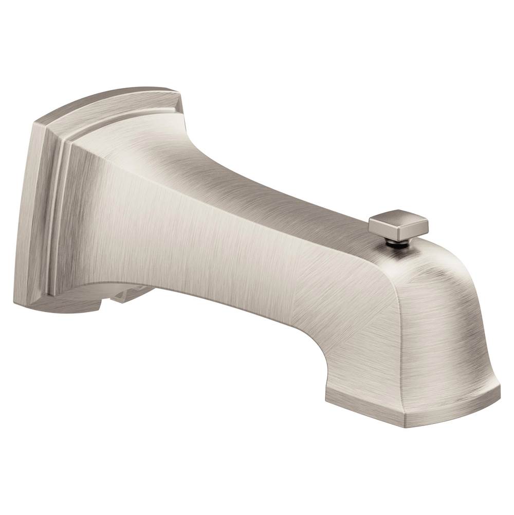 Moen - BOARDWALK DIVERTING TUB SPOUT SRN - Spot Resist Br Nickel