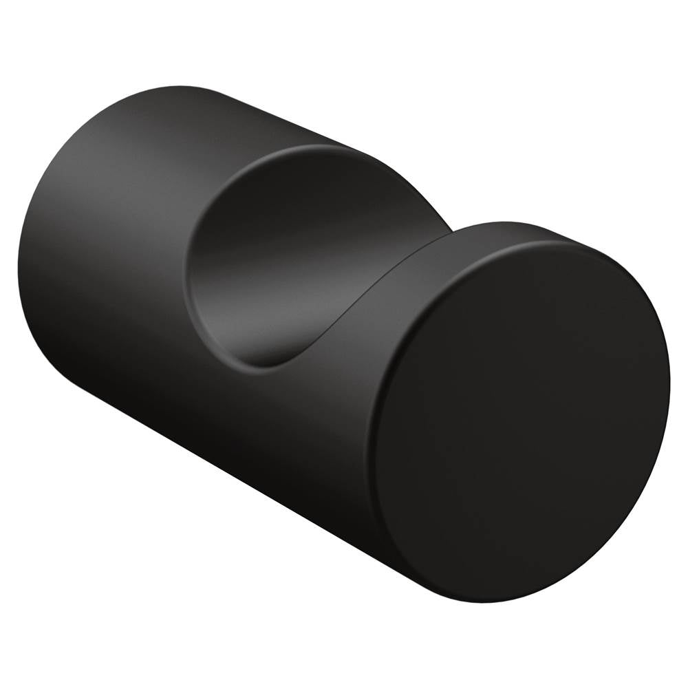 Moen - Matte Black Single Robe Hook - Matte Black