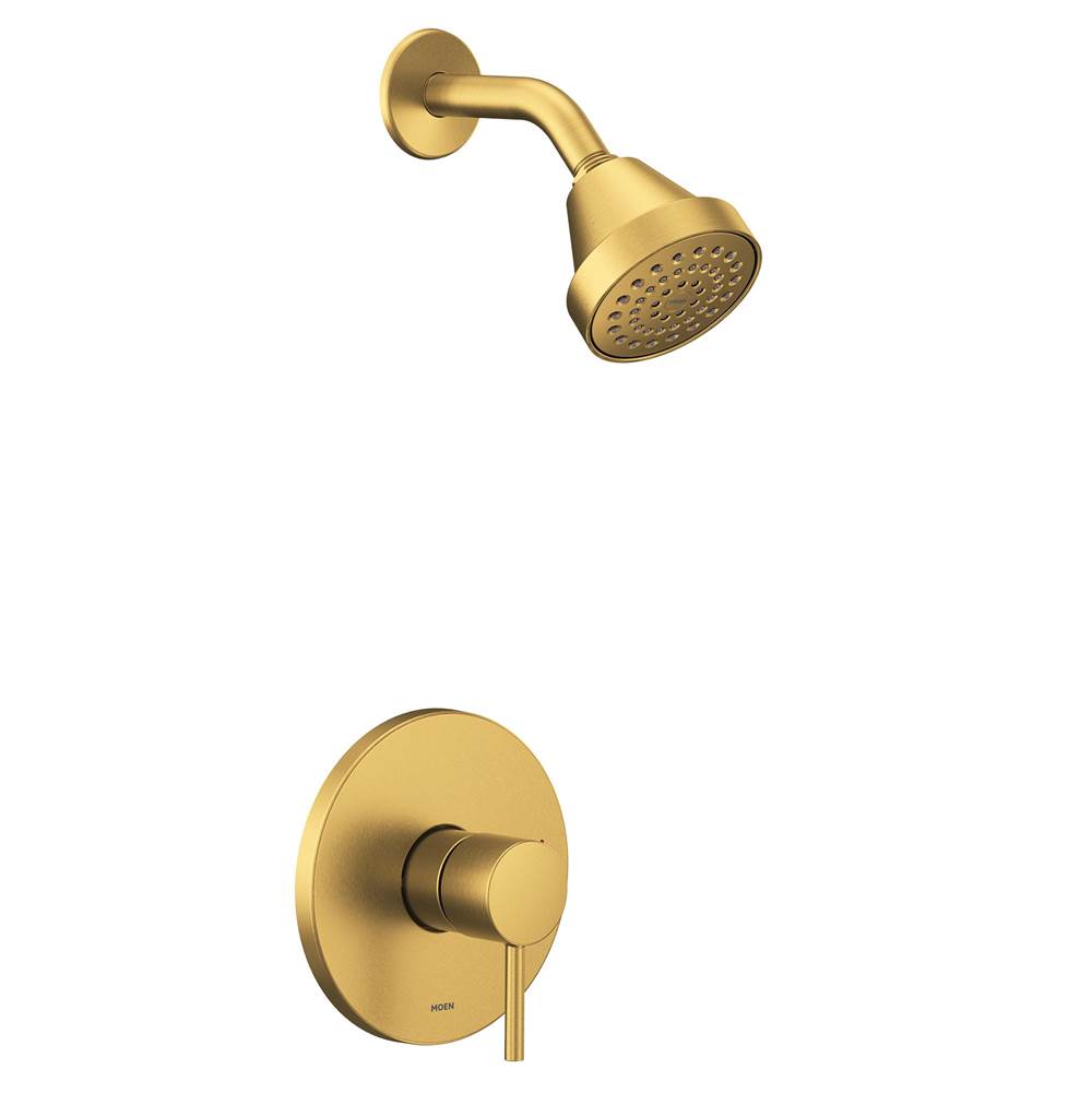Moen - Align M-CORE 2-Series Eco Performance 1-Handle Shower Trim Kit in Brushed Gold (Valve Sold Separately) - Brushed Gold