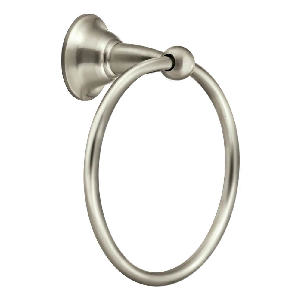 Moen - Brushed Nickel Towel Ring - Brushed Nickel