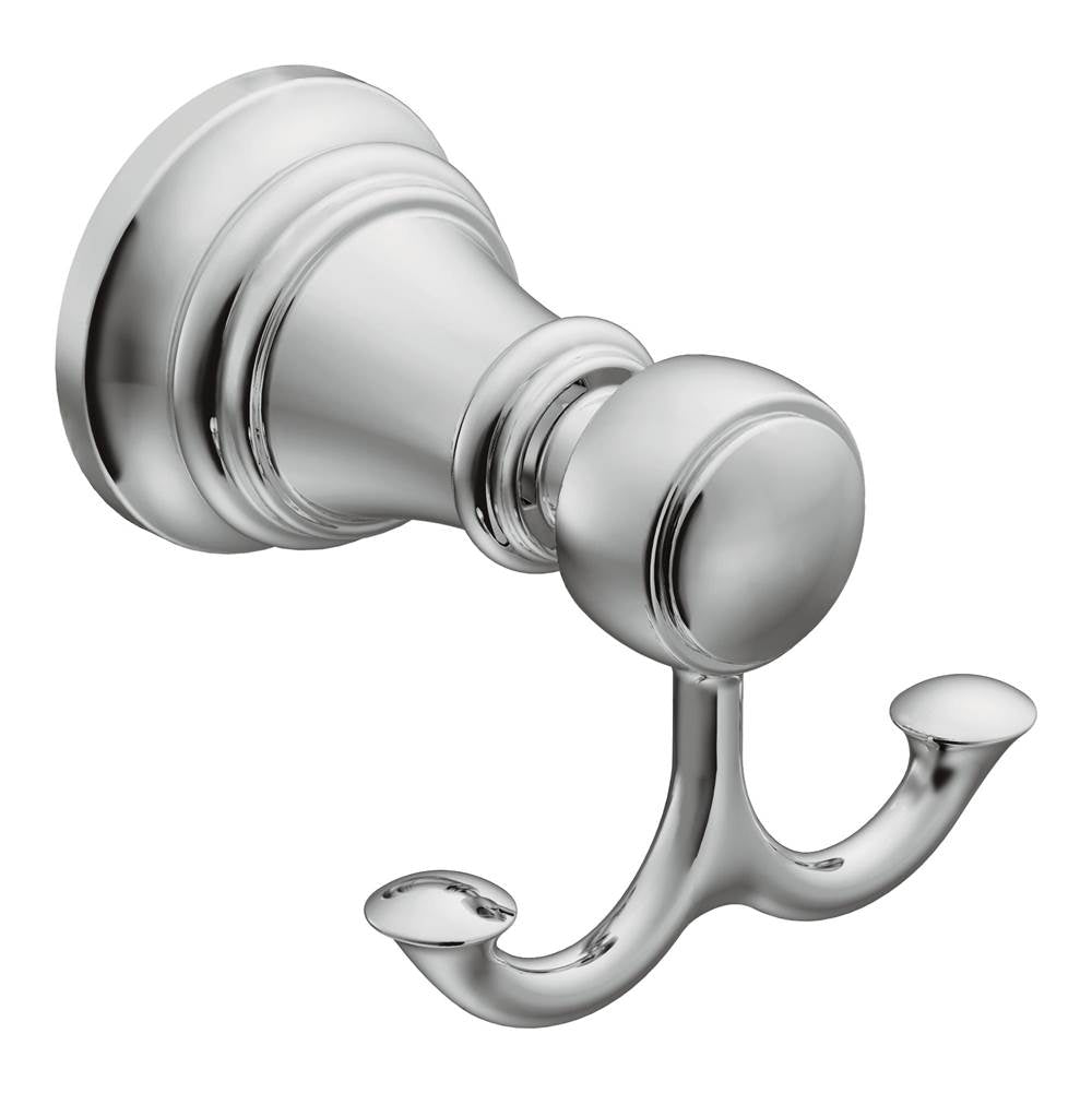 Moen - Chrome Double Robe Hook - Chrome