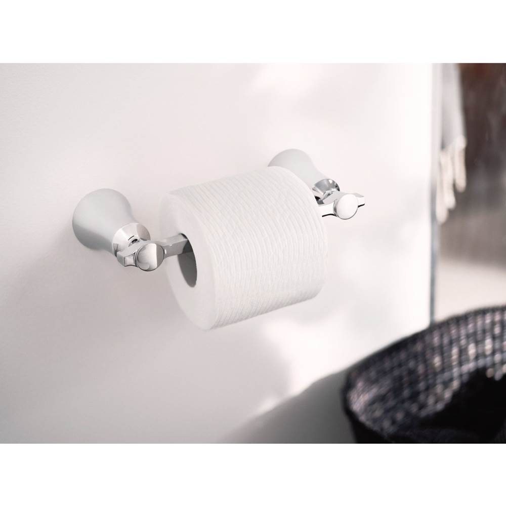 Brushed Gold Pivoting Paper Holder