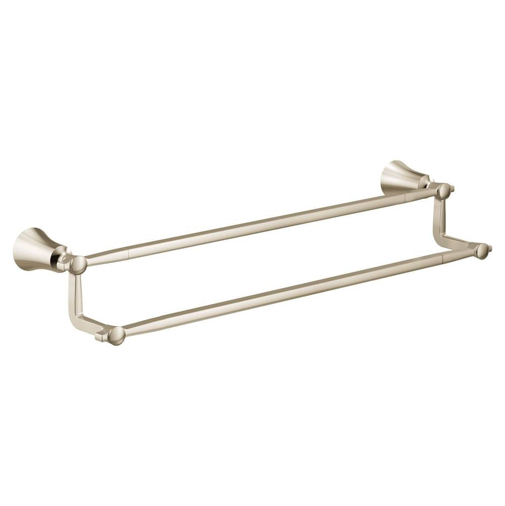 Brushed Gold 24'' Double Towel Bar