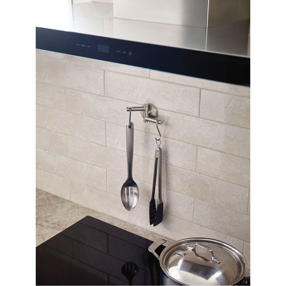 Matte Black Double Robe Hook