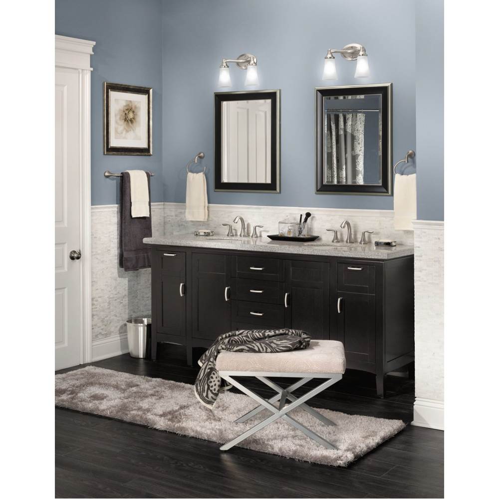 Brushed Nickel Towel Ring