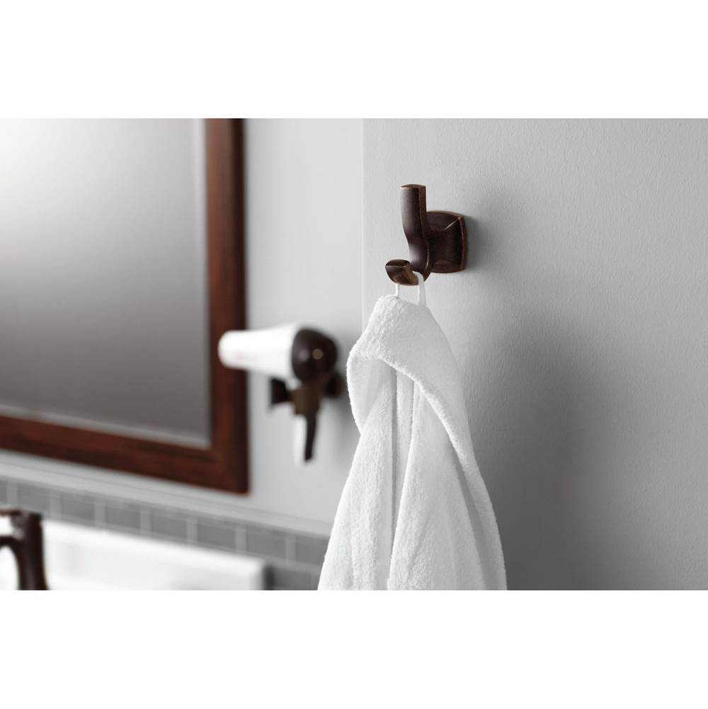 Brushed Gold Double Robe Hook