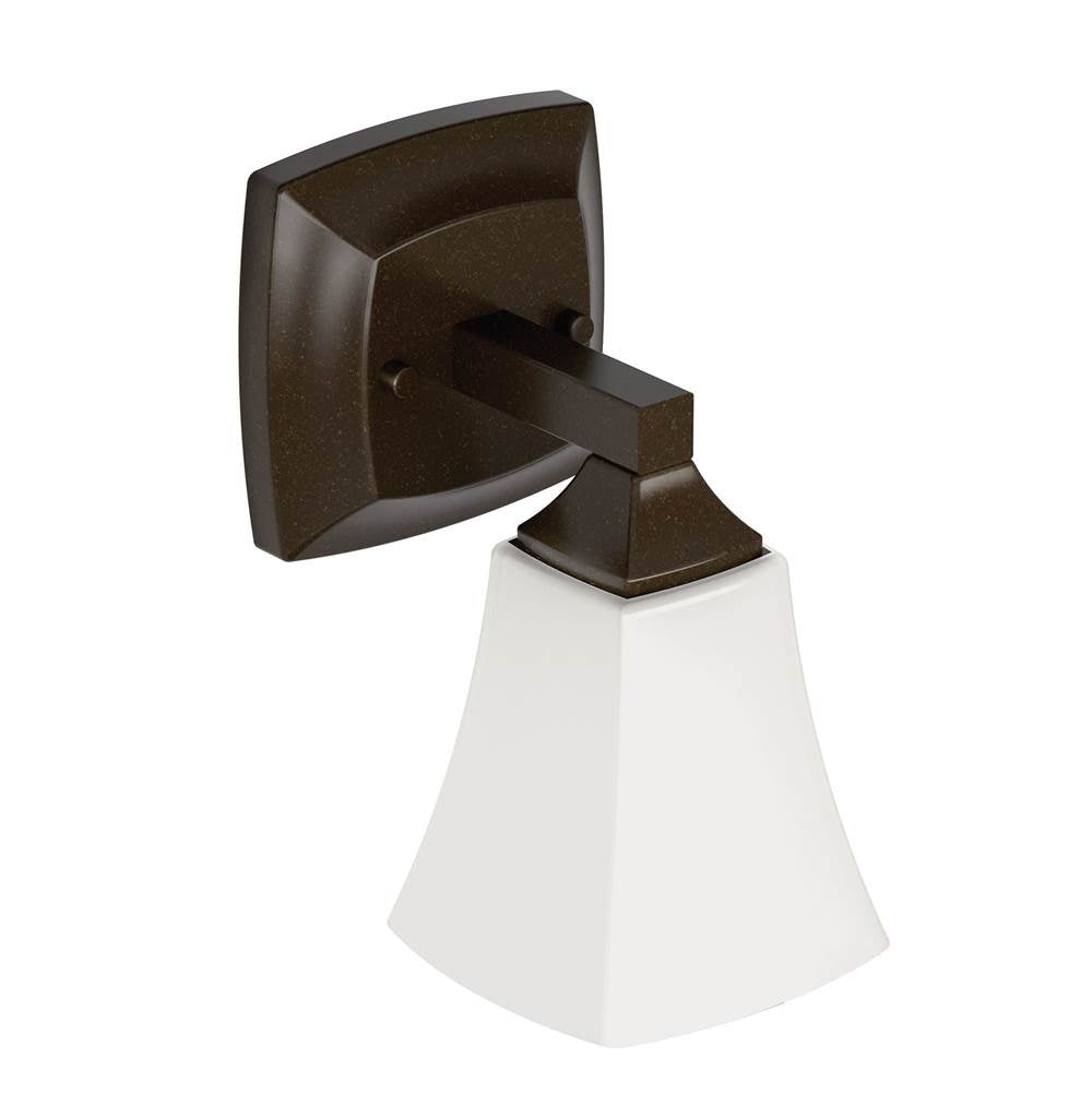 Brushed Gold One Globe Bath Light