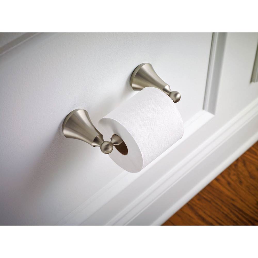 Brushed Nickel Pivoting Paper Holder
