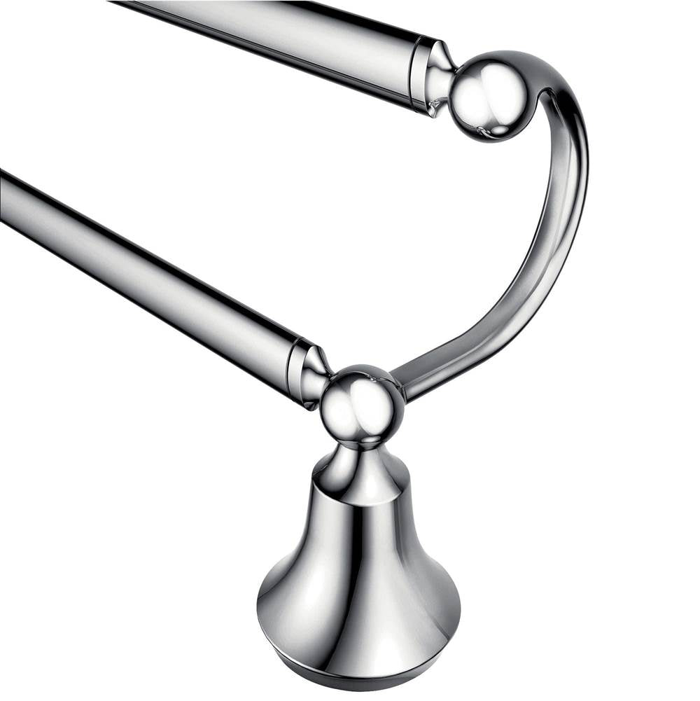 Brushed Nickel 24'' Double Towel Bar
